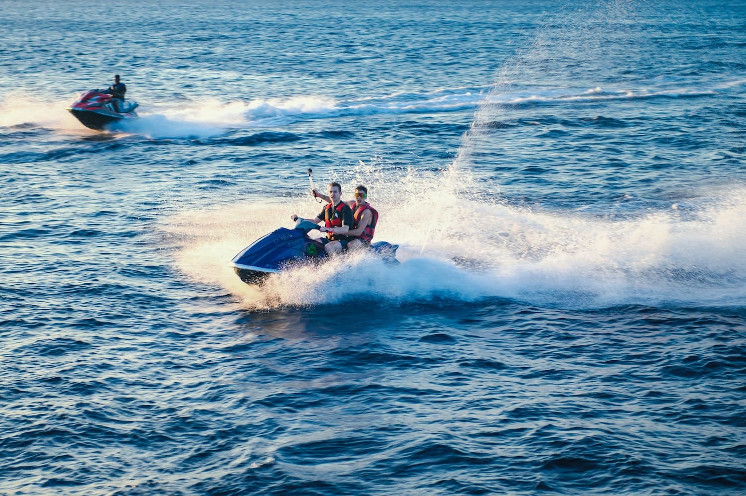 personal watercraft on a calm lake