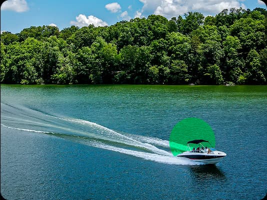 Boat on water